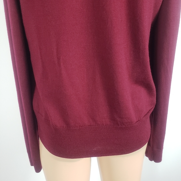 J.crew Merino wool long sleeves sweater size L - Picture 4 of 10